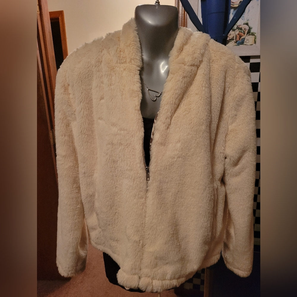 Fuzzy Forever 21 Fashion Jacket